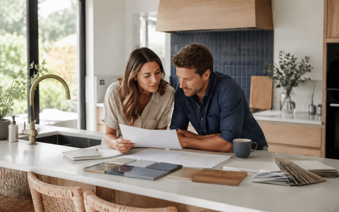 Homeowners planning a substantial Victorian home renovation